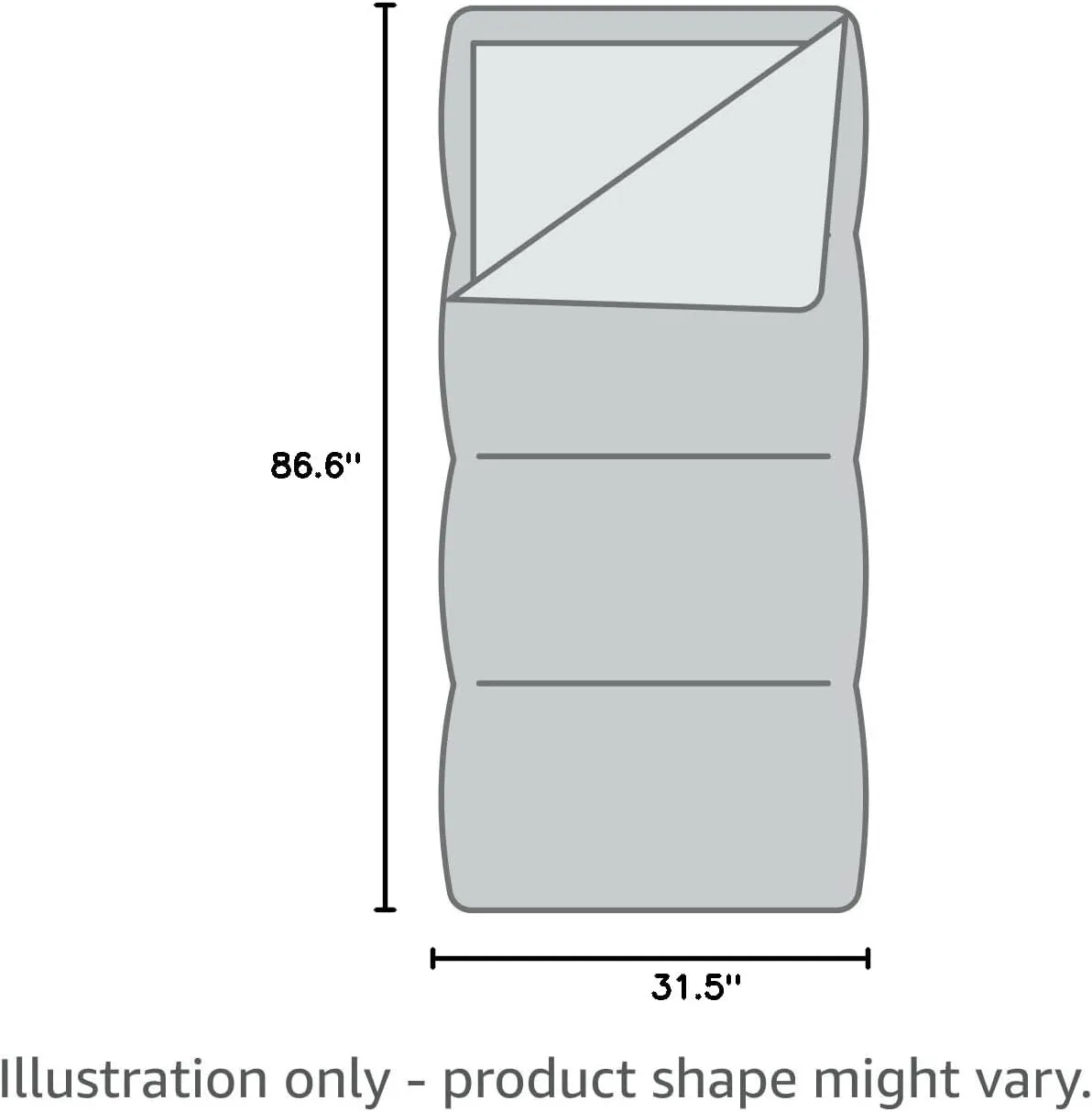 0-20 Degrees F Down Sleeping Bag for Adults - 4 Season Envelope With Arm Holes, Wearable for Backpacking Camping - Ultralight, Compact, Move Freely While Wearing