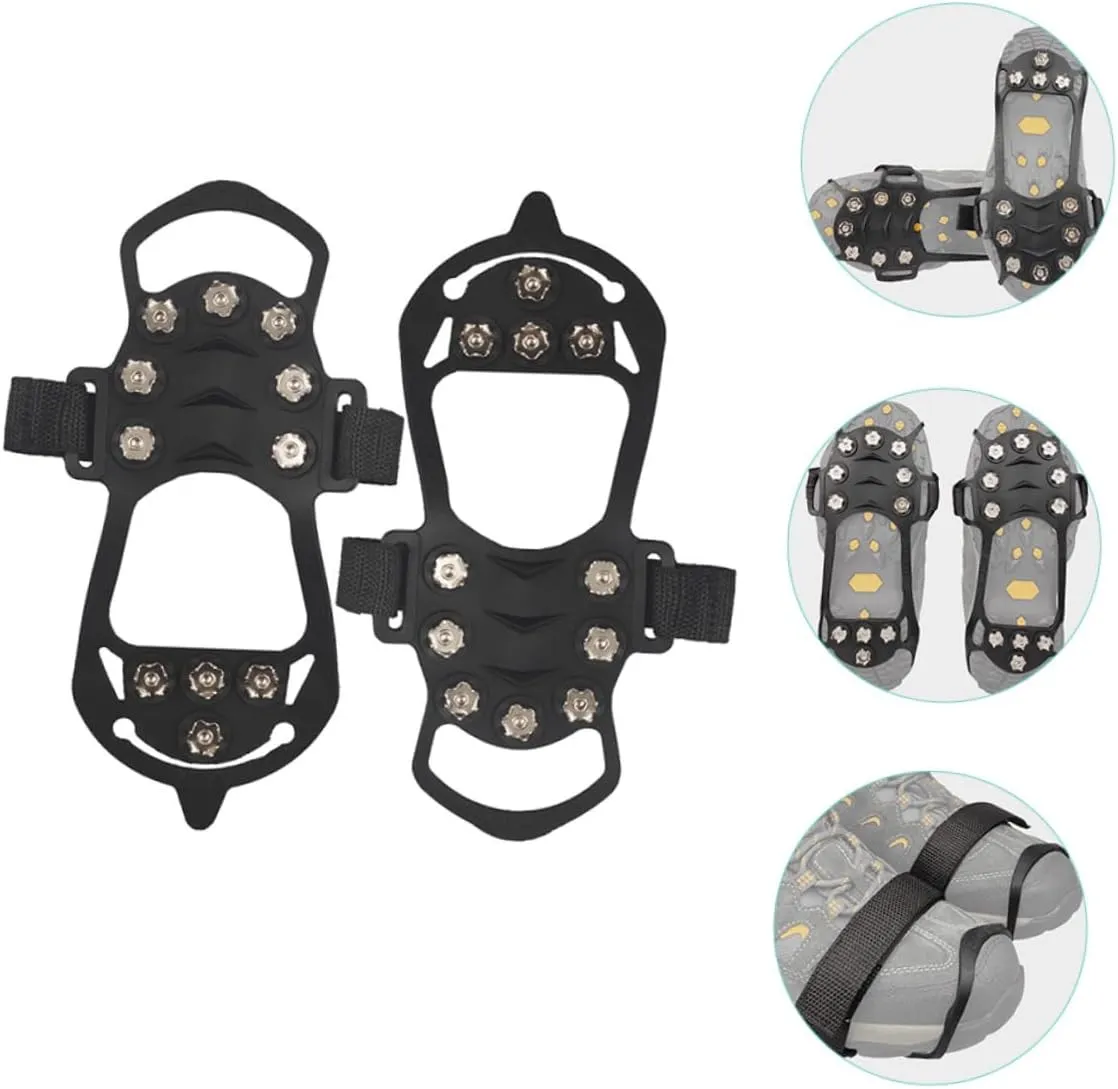 1 Pair Mountaineering Covers Climbing Ice Spikes Climbing Ice Grippers for Men Hiking
