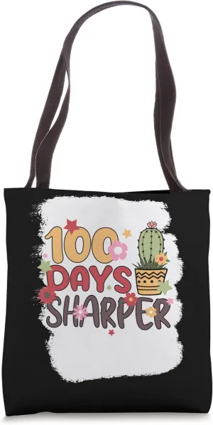 100 days sharper 100 days of school student teacher Tote Bag