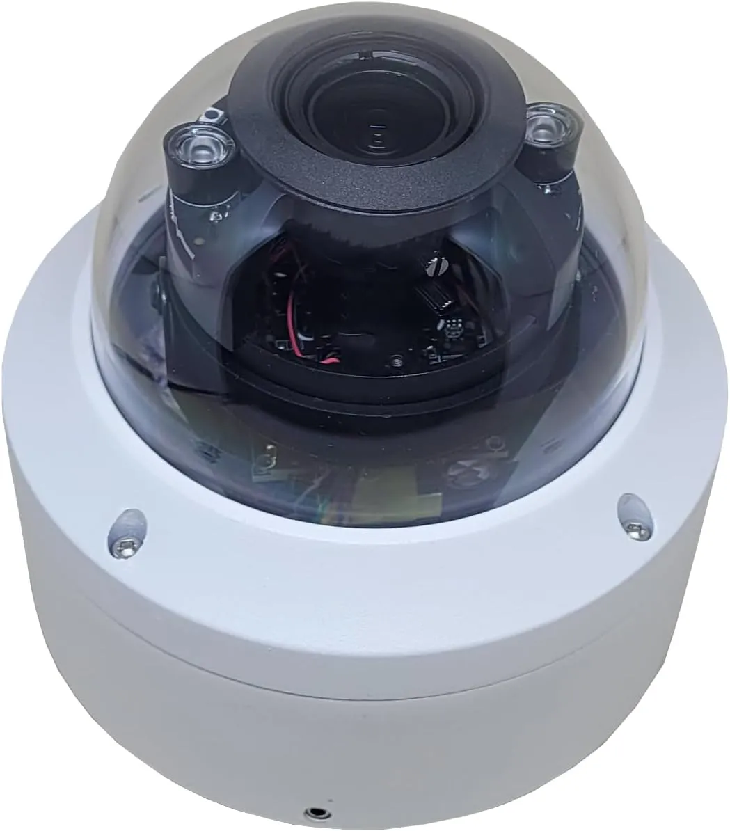 101AV 5MP 4in1 HD Dome Camera, 2.8-12mm Varifocal Lens, 5MP TVI/AHD, 4MP CVI, CVBS (960H), Indoor Outdoor, 4 pcs Smart IR 100ft IR Range, Dual Voltage DC12V AC24V Office Home