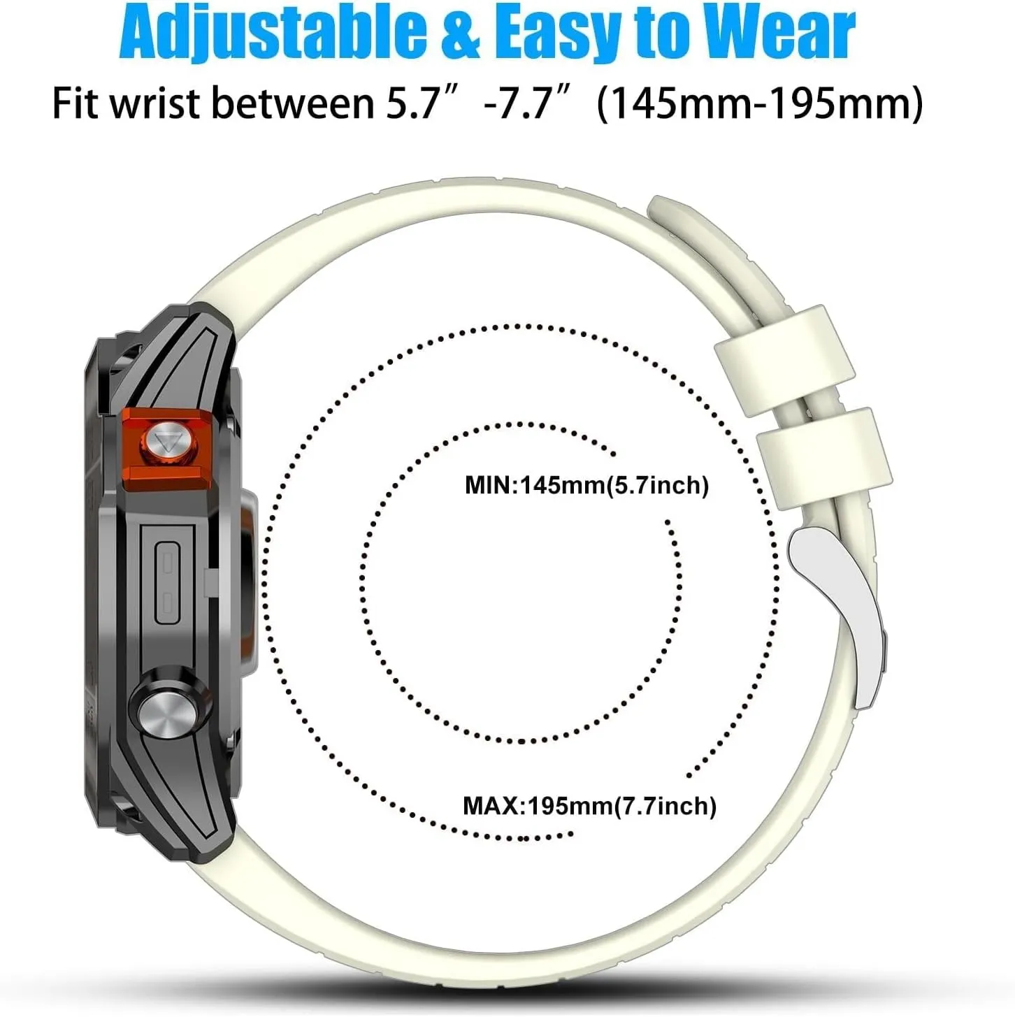 20mm Compatible with Garmin Fenix 7S 7S Pro 6S 6S Pro 5S 5S Plus Watch Band,Soft Silicone Straps for Approach S70 42mm/Instinct 2S/Descent Mk2s Smartwatch