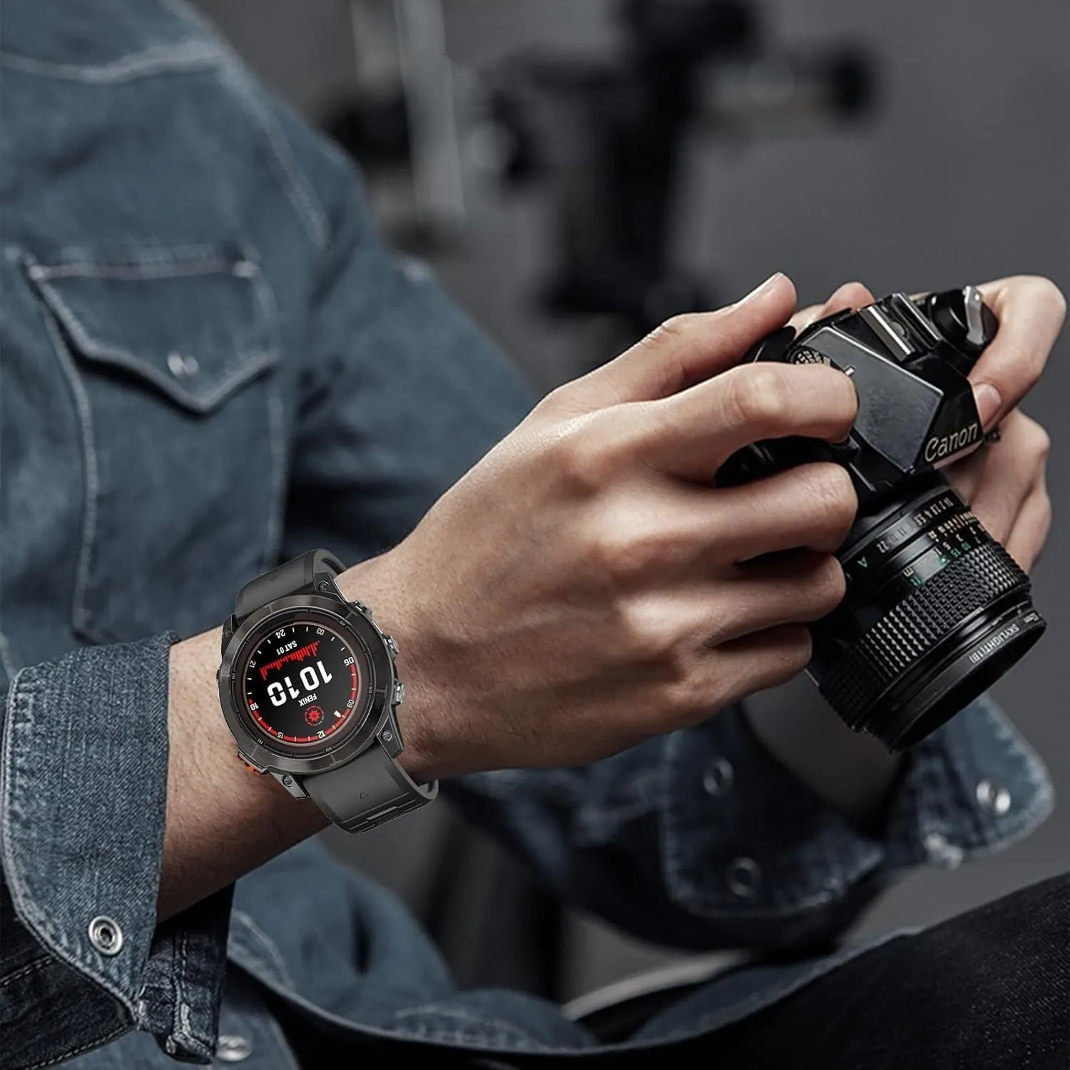 20mm Compatible with Garmin Fenix 7S 7S Pro 6S 6S Pro 5S 5S Plus Watch Band,Soft Silicone Straps for Approach S70 42mm/Instinct 2S/Descent Mk2s Smartwatch
