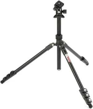 3 Legged Thing Patti 2.0 Flip Lock Tripod with AirHed Mini - Darkness Matte Black (PATTIDARK2.0)