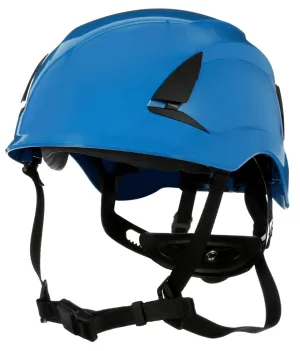 3M SecureFit Safety Helmet/Hard Hat, Climbing Style, Construction, Manufacturing, Forestry, Utilities, Work at Height, X5003-ANSI, Blue
