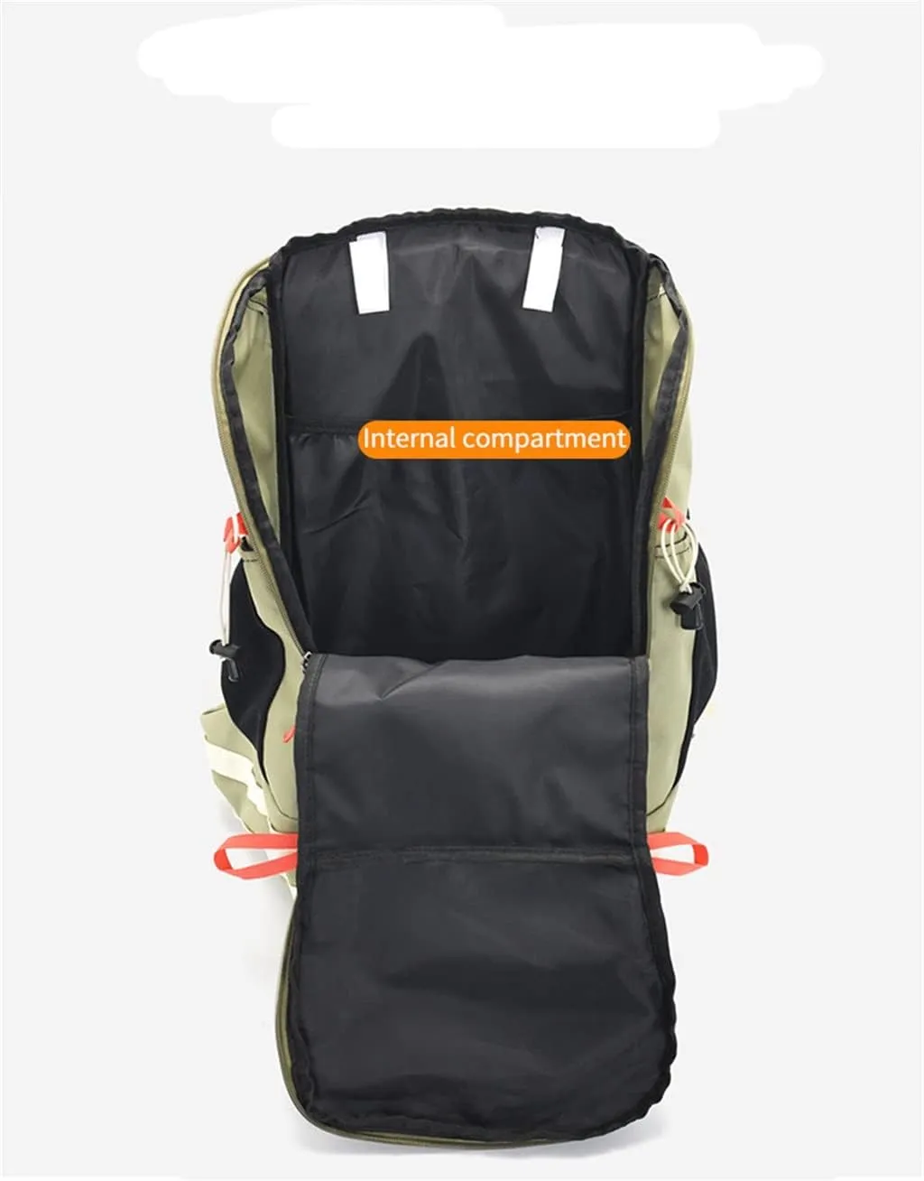 40L Hiking Backpack Travel Backpack Multi Pocket Sports Bag Large Capacity(Gray)