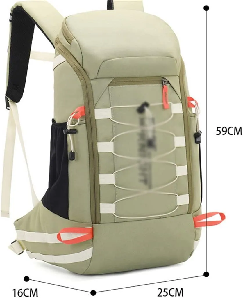 40L Hiking Backpack Travel Backpack Multi Pocket Sports Bag Large Capacity(Gray)