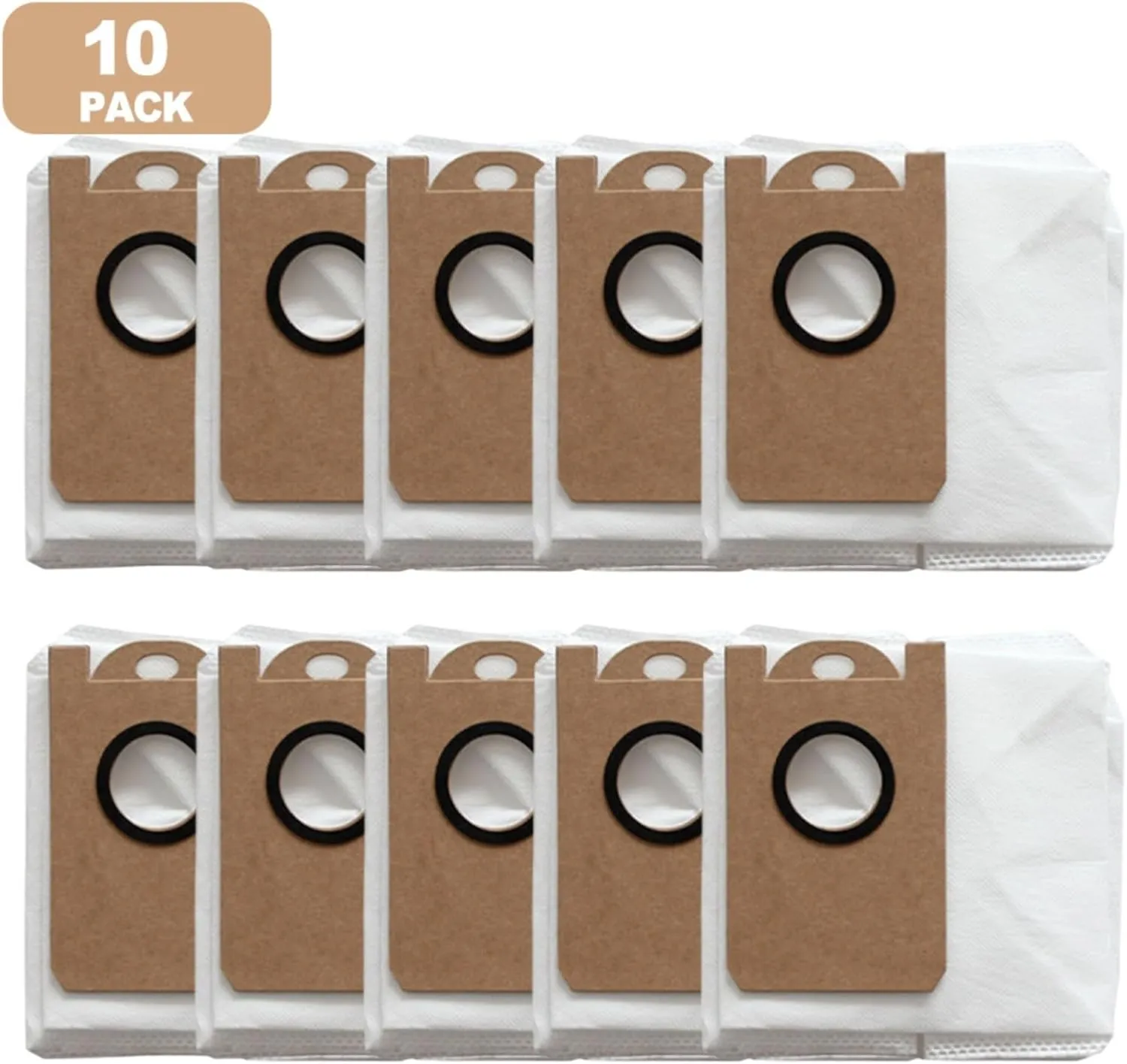4/10 Pack Replacement Parts Dust Bags For Ultenic For T10 Pro For TS1 For TS robot vacuum cleaner,Large Vacuum Dust Collector Bags