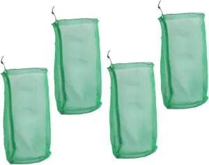 4Pcs Capacity Fish Storage Bag Quick Drying Net Bag with Drawstring Lightweight and Compact Fishing Catcher for Outdoor Use Easy to Clean and Operate for Anglers