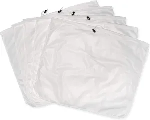 5 Pack of Fine Mesh Strainer Brew Bags (Extra Large 22" x 26" 250 Micron) - Perfect for Home Brewing, Filtering Wine, Hops, & Grains - 100% Reusable with Drawstring