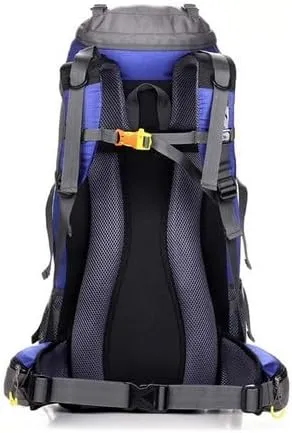 50L Large Camping Backpack,Lightweight Hiking Trekking For Men Women Outdoor Large Capacity Mountaineering Waterproof Bag (black, 45 5L)