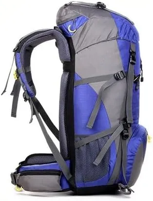 50L Large Camping Backpack,Lightweight Hiking Trekking For Men Women Outdoor Large Capacity Mountaineering Waterproof Bag (black, 45 5L)
