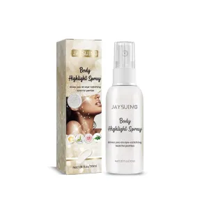 5x Glittering Body Spray Mini Size Luminous Mist Waterproof 30ml for Social Events