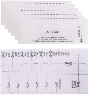 6 Pack AirClean Filters and Motor Protection Filters Replacement for Miele Vacuum Compact C1 C2 C3, S241 S290 S300i S500 S700 S2 S4 S6 S5 S8 Series