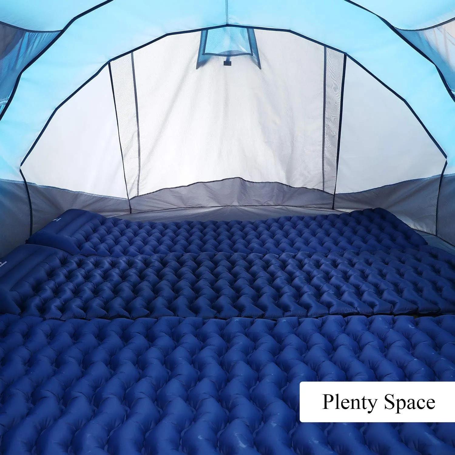 6 Person Easy Pop Up Tent,12.5’ x 8.5‘ x53.5,Automatic Setup,Waterproof, Double Layer,Instant Family Tents for Camping,Hiking & Traveling
