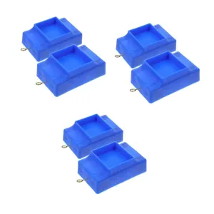 6pcs Portable Plastic Mechanics Trolley for Physics Experiments Lightweight Teaching for Home School and Laboratory Use Mechanics Equipment
