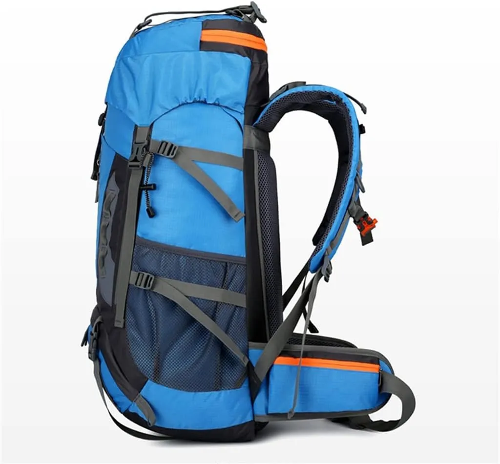 70L Mountaineering Backpack Large Capacity Outdoor Multi-pocket Travel Mountaineering Bag(A)