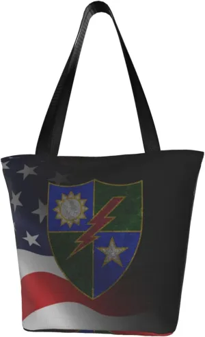 75th Ranger Regiment Distinctive Unit Insignia Fashion Shoulder Bag Large Capacity For Man Or Woman