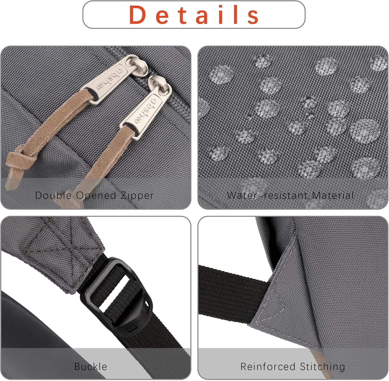 abshoo Casual Backpack Travel for Men Women College Student Backpack for Teen Boys Girls School Bag (Grey)