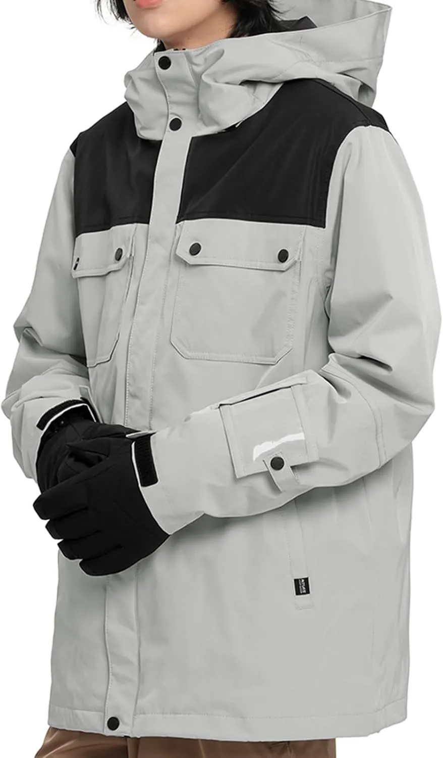 Actleis Winter Snowboard Jacket Warm Snow Coats For Men Waterproof Insulated Skiing Jacket