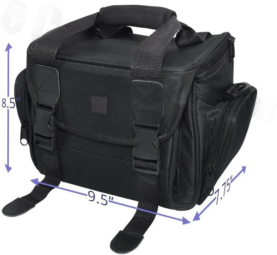 Acuvar Extra Large Camera Bag Fully Padded Camcorder Bag, Equipment Bag, Camera Case for Sony, Nikon, Canon, Olympus, Samsung, Digital Camera Bag, Gadget Bag, Camera Accessory Case for Photographers