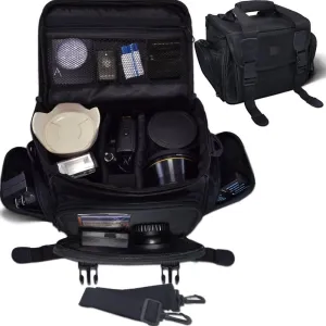 Acuvar Extra Large Camera Bag Fully Padded Camcorder Bag, Equipment Bag, Camera Case for Sony, Nikon, Canon, Olympus, Samsung, Digital Camera Bag, Gadget Bag, Camera Accessory Case for Photographers