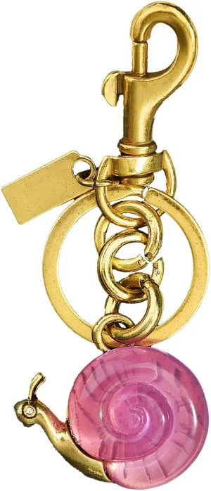 Agate Snail Keychain Bag Charms for Women Handbags Cute Simulation Resin Car Accessories Lightweight Durable Anti-Loss Key Ring Purse Jewelry Gifts