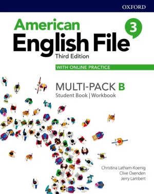 American English File Level 3 Student Book/Workbook Multi-Pack B with Online Practice