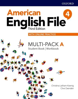 American English File Level 4 Student Book/Workbook Multi-Pack A with Online Practice 3rd Edition