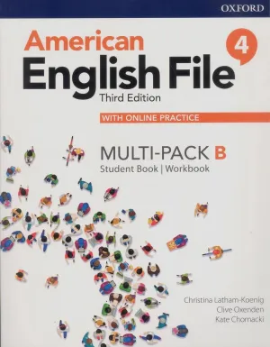 American English File Level 4 Student Book/Workbook Multi-Pack B with Online Practice 3rd Edition