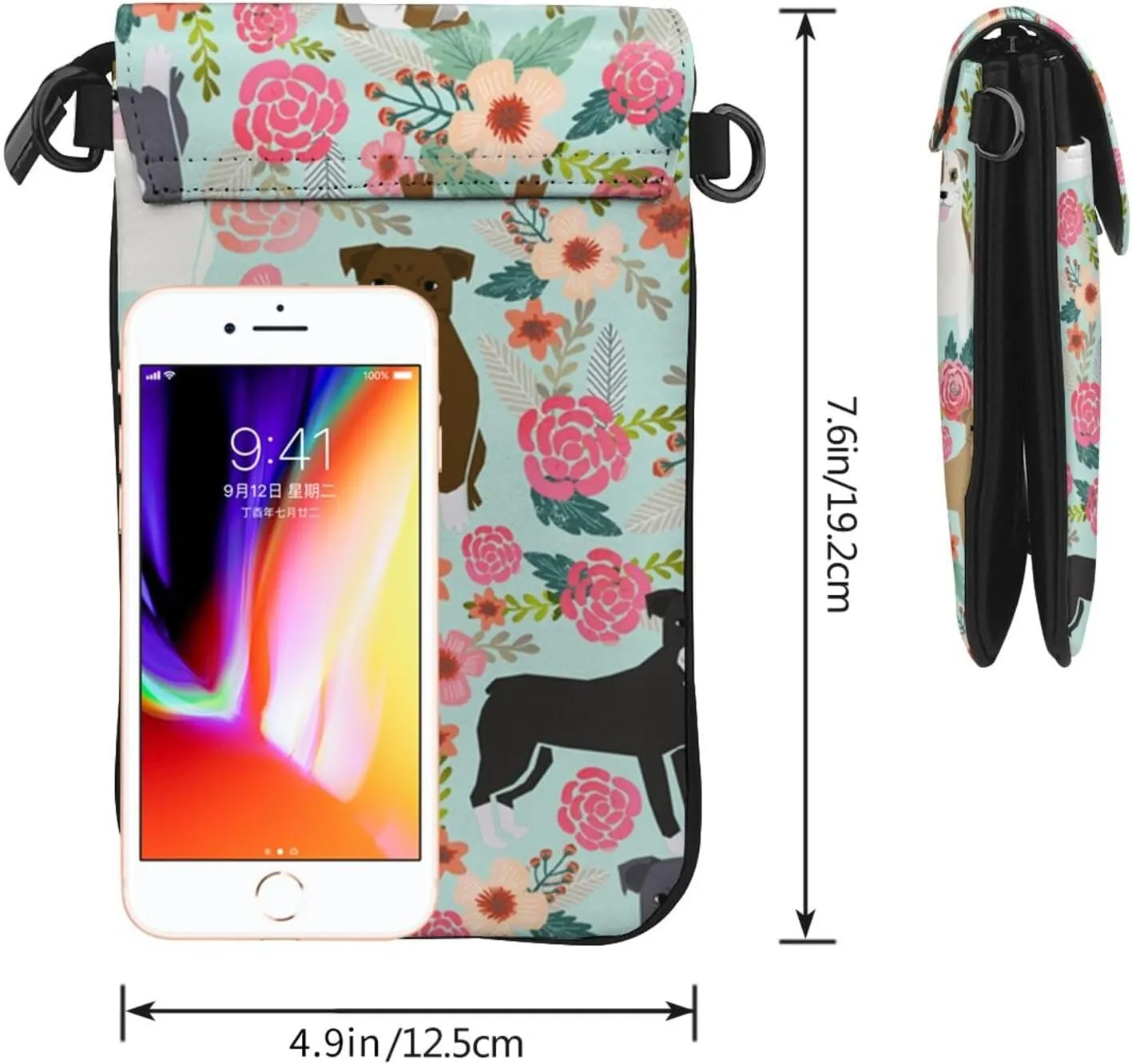 AMRANDOM Cell Phone Purse Small Crossbody Shoulder Holsters Bags for Mens & Womens