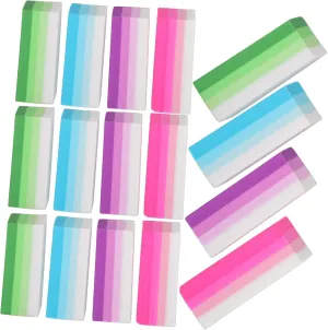 Angoily 16pcs Colored Eraser Classroom Party Paint Cute Rubbers for School Pencil Erasers Pastel Mini