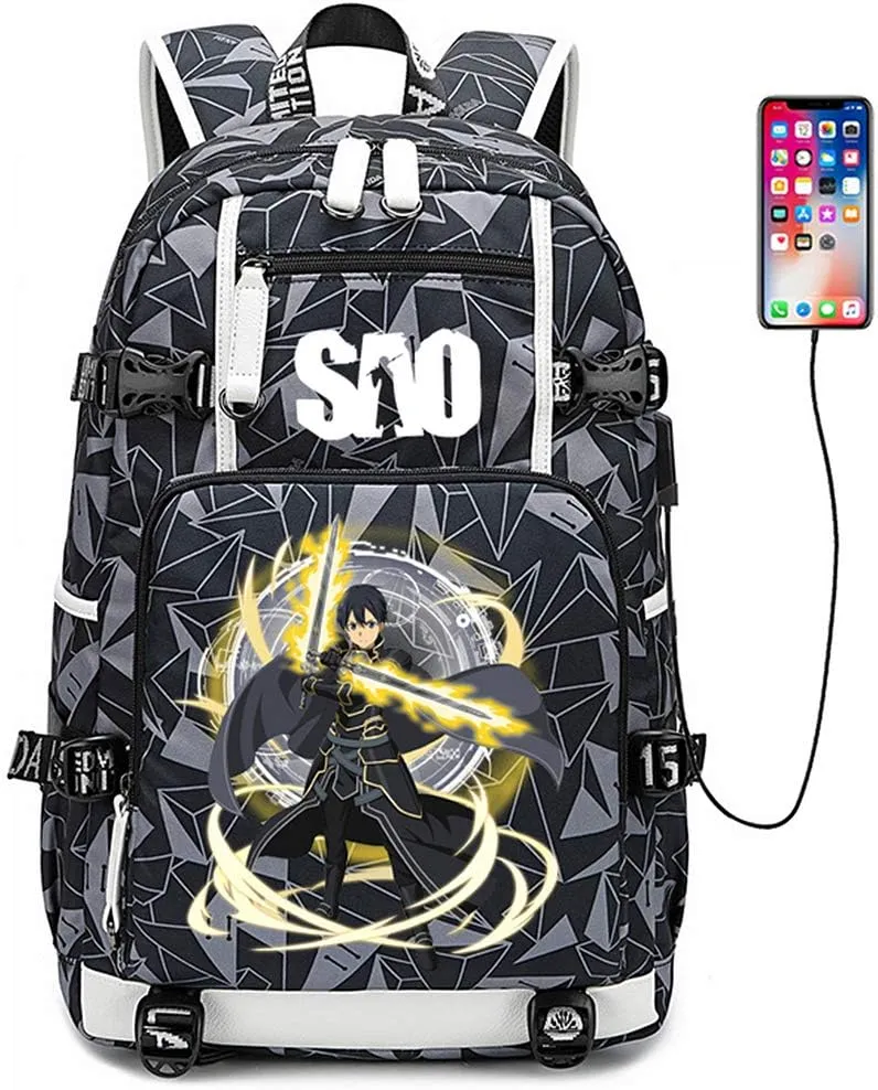 Anime Sword Art Online Backpack Daypack Student Bag School Bag Bookbag Shoulder Bag