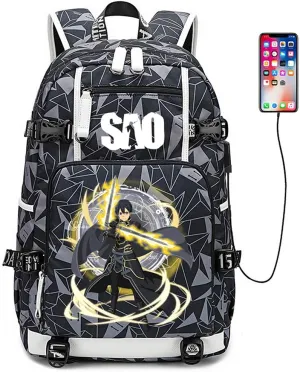 Anime Sword Art Online Backpack Daypack Student Bag School Bag Bookbag Shoulder Bag