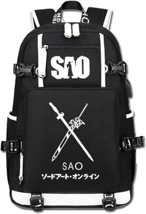 Anime Sword Art Online Backpack Daypack Student Bag School Bag Bookbag Shoulder Bag