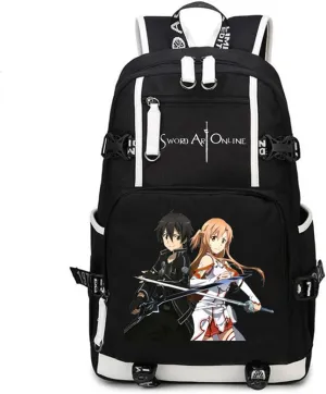 Anime Sword Art Online Backpack Student Bag Daypack Shoulder Bag Book Bagpack School Bag N13