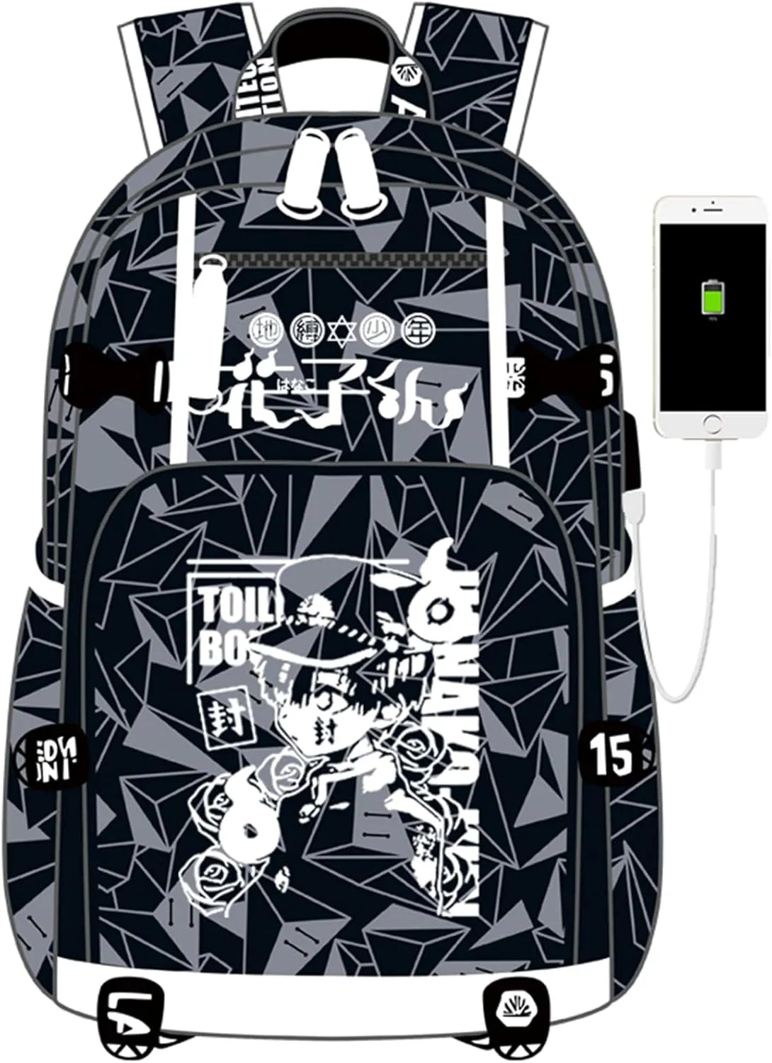 Anime Toilet Bound Hanako kun Backpack Daypack Student Bag School Bag Bookbag Shoulder Bag