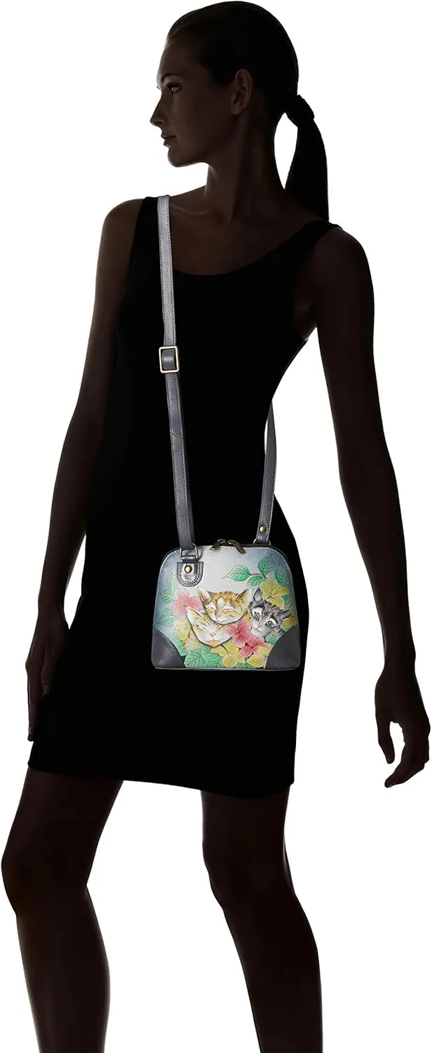 Anna by Anuschka Leather Small Multi Compartment Zip-Around Organizer