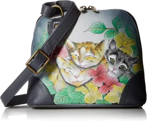 Anna by Anuschka Leather Small Multi Compartment Zip-Around Organizer