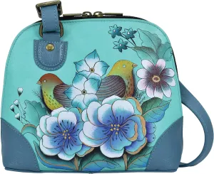 Anna by Anuschka Leather Small Multi Compartment Zip-Around Organizer