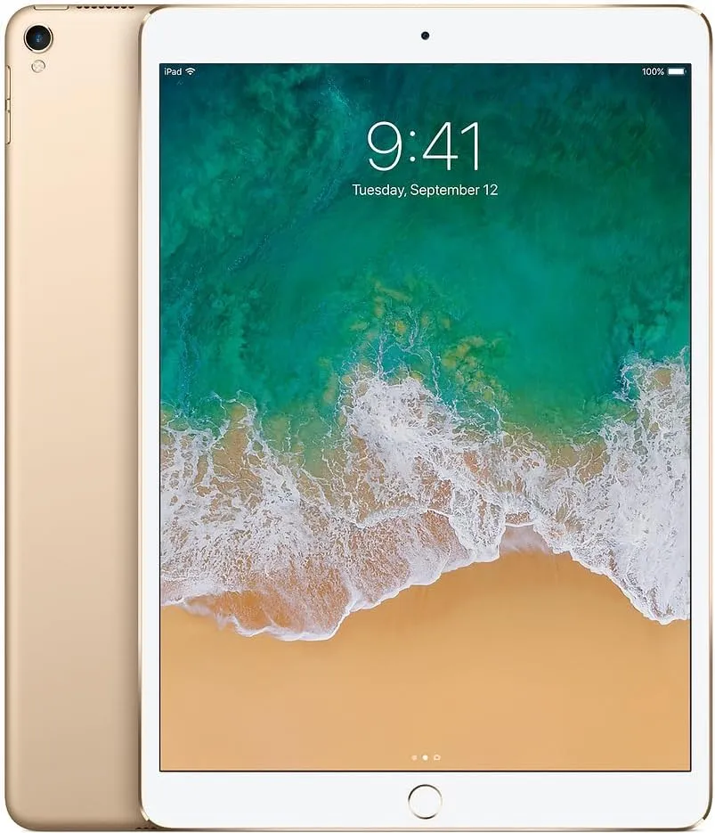 Apple iPad Pro 10.5in (2017) 256GB, Wi-Fi - Gold (Renewed)