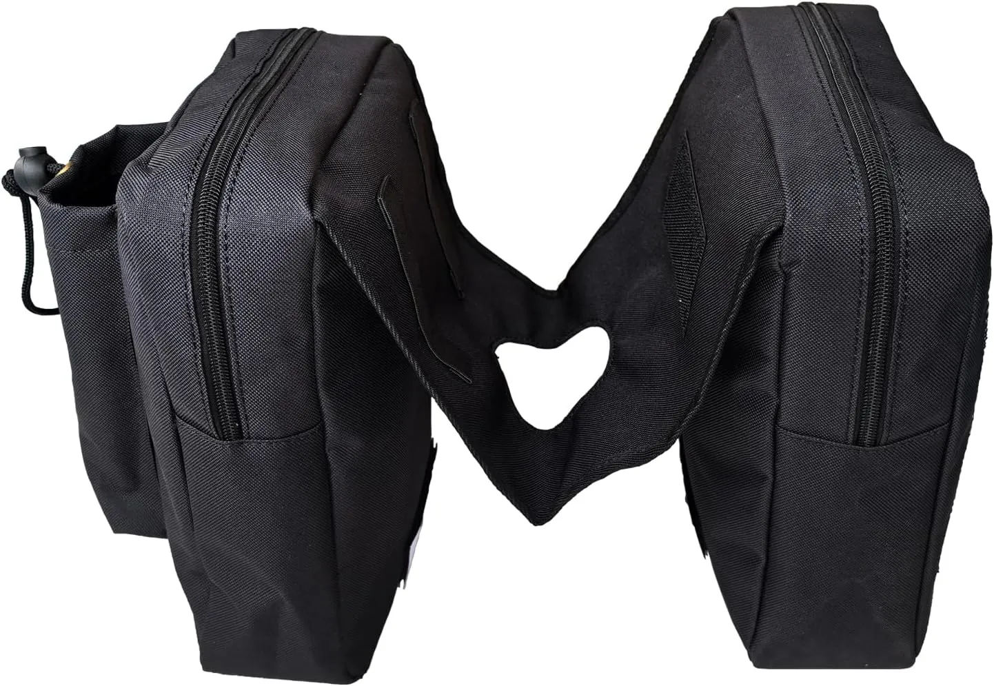 ATV Tank Bag Saddle Bag Waterproof Motorcycle Bag Compatible with Snowmobile Sportsman Scrambler FourTrax Grizzly UTV Hanging Storage Bag Black