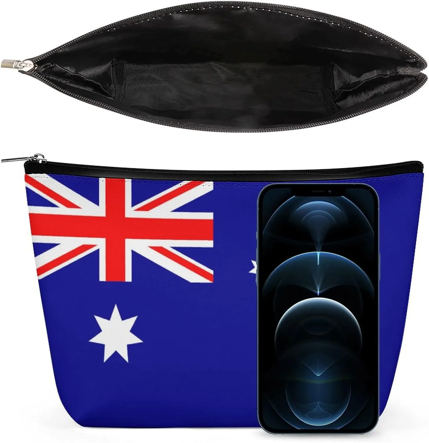 Australia Flag Travel Cosmetic Bag Lightweight Makeup Organizer for Women