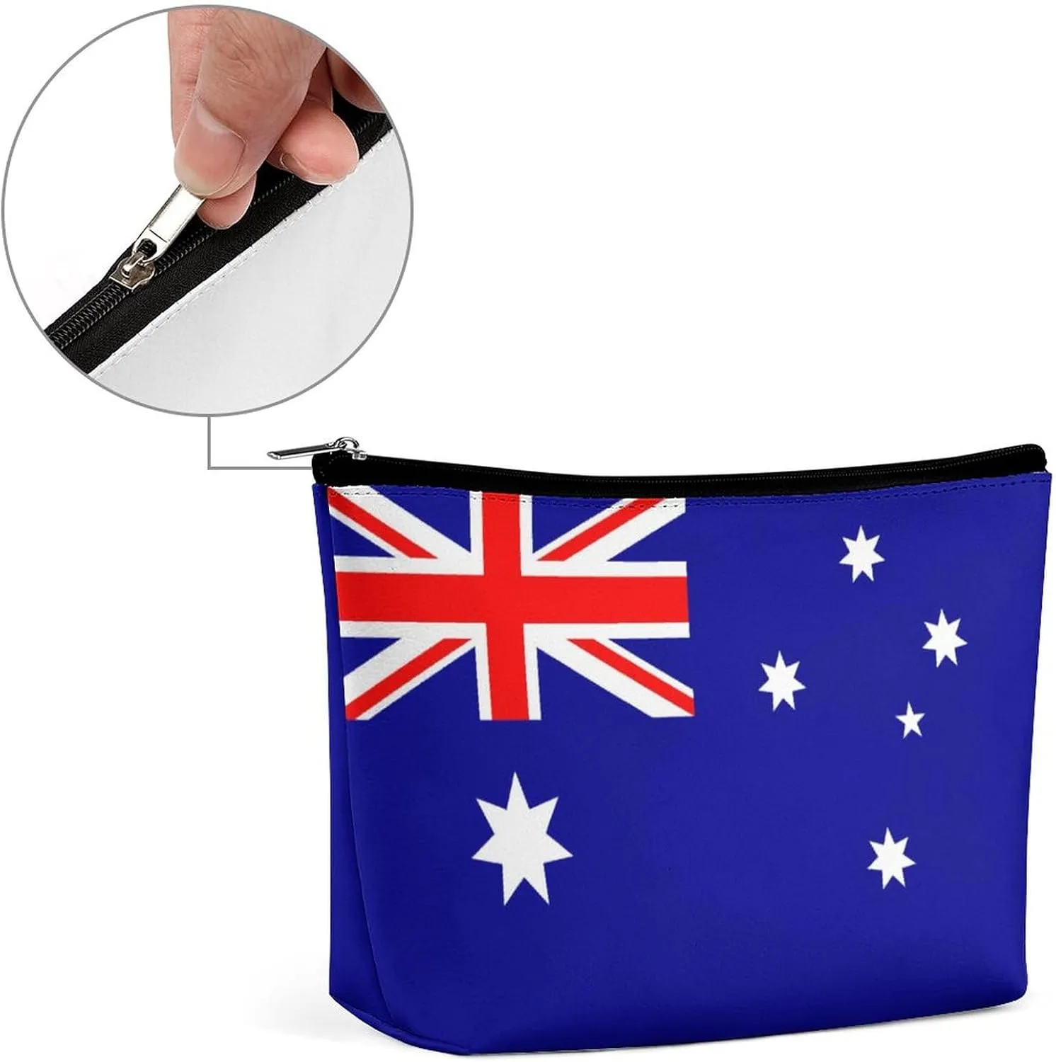 Australia Flag Travel Cosmetic Bag Lightweight Makeup Organizer for Women