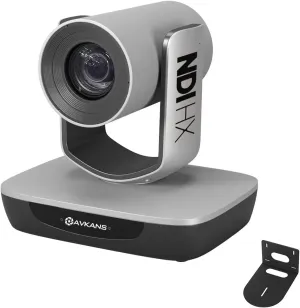 AVKANS NDI Camera, 20X Zoom 3G-SDI HDMI PTZ Camera with USB Video Output for Church Worship Live Events, PoE IP Livestream Camera for Video Production