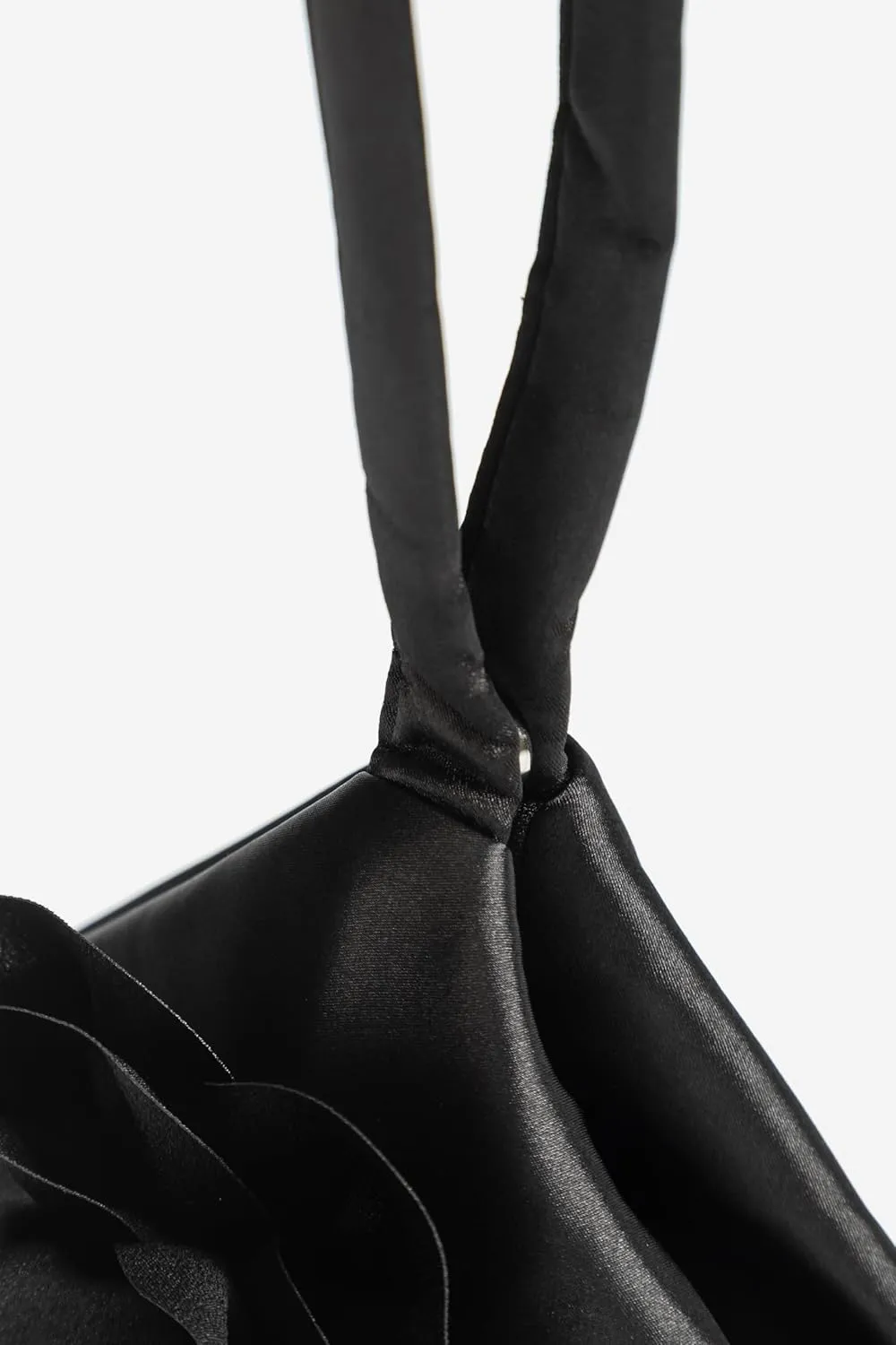 BABEYOND Clutch Purses for Women - Evening Bags Flower Satin Handbag Classy Wristlet Purse for Party Daily Wedding