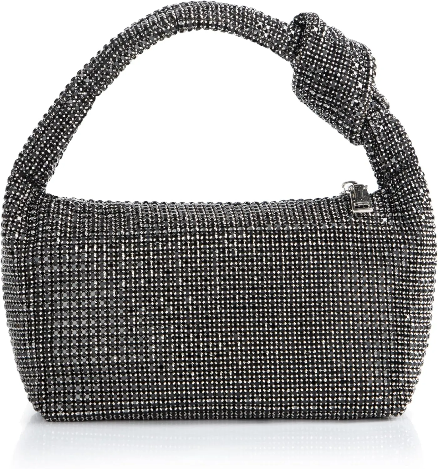 BABEYOND Rhinestone Purse for Women - Sparkly Evening Bags Glitter Rhinestone Knot Portable Handbag for Party Wedding Prom