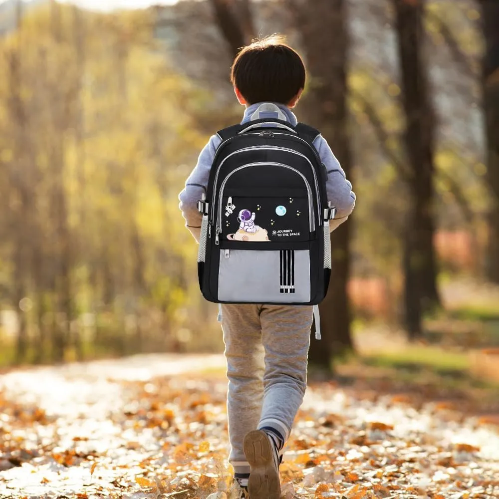 Backpack for Boys - Boy Backpack Schoolbag for Boys Kids Teens Girls Elementary Middle School Bags, Waterproof Lightweight Kids Bookbag Backpacks Casual Daypack with Lunch Bag Set