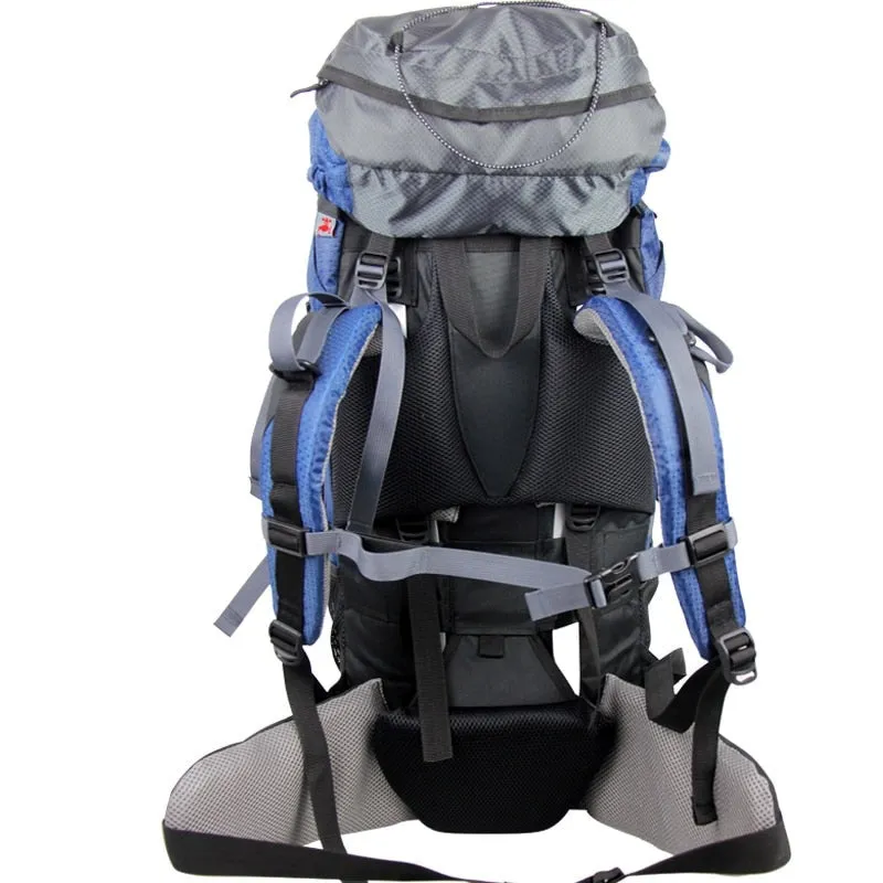 Backpack outer frame climbing camping hiking mountaineering bag 60L
