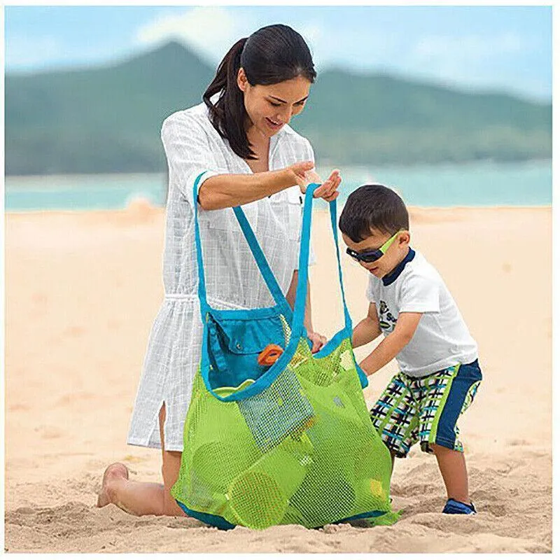Bag Swimming Pool Extra Toys Bags Mesh Carrying Tote Sand-Away Beach Large Au