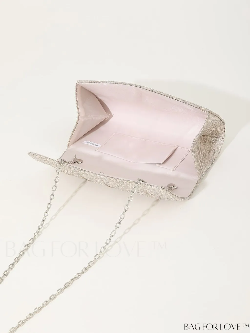BagForLove - Chic and Compact Glitter Clutch Bag for Parties, Dances, Weddings